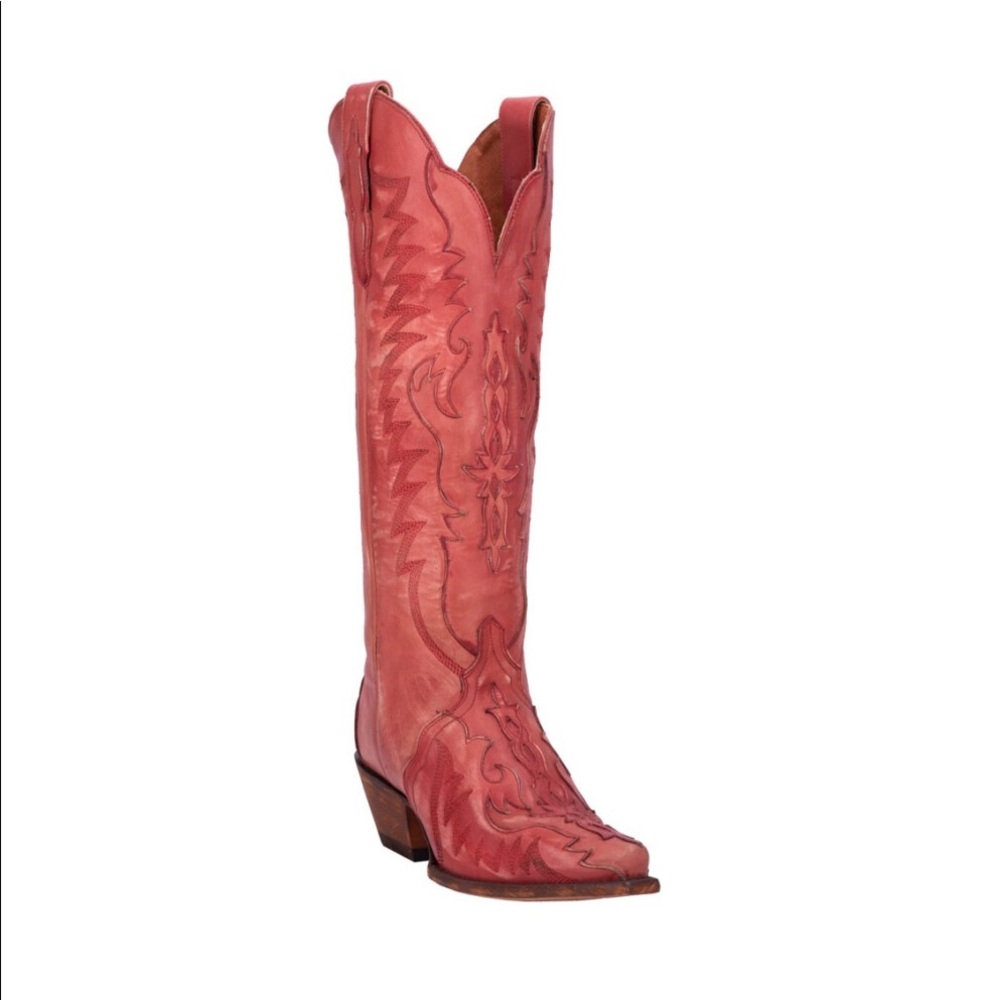Dan Post Hallie Cowgirl Boots in Red